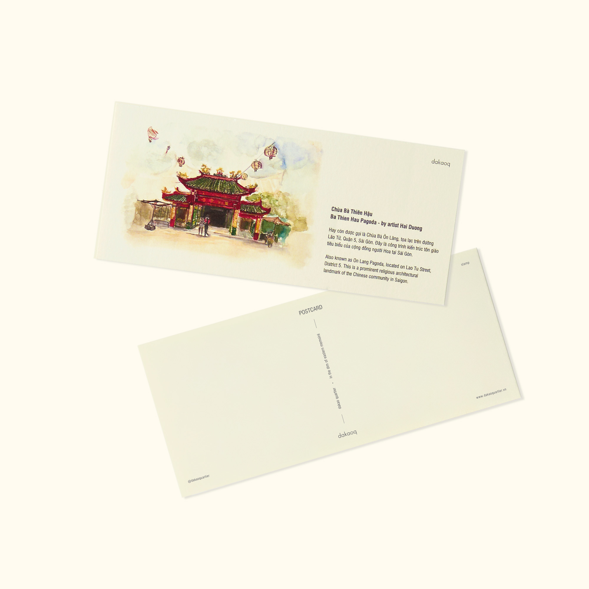 postcard - Ba Thien Hau pagoda