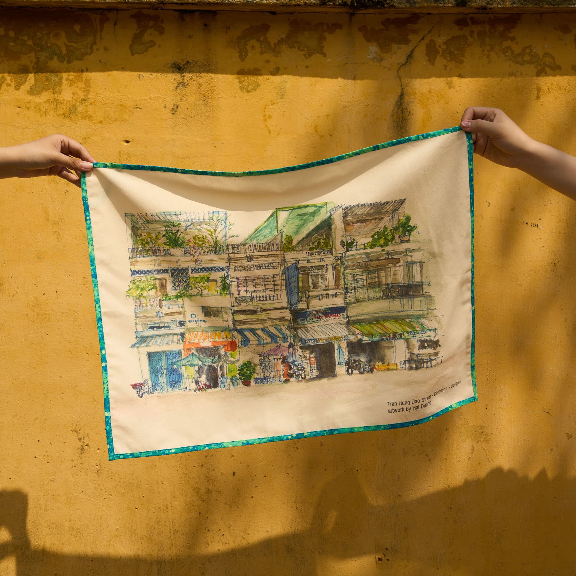 kitchen towel - Tran Hung Dao street